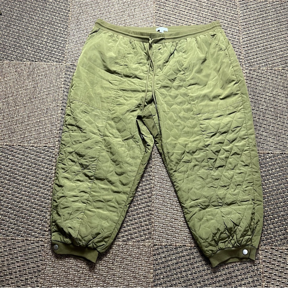 Sandy Liang x Target Quilted Joggers 3X Olive